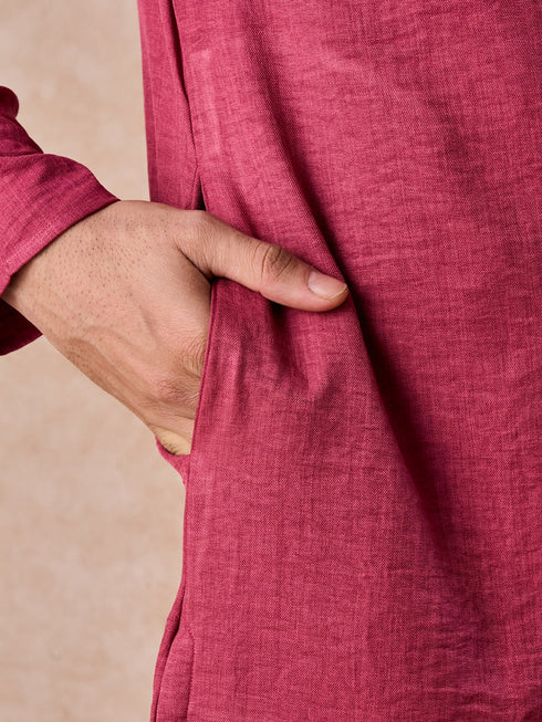 Manyavar Coral Festive Kurta Pajama