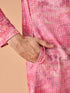 Manyavar Elegant Pink Celebration Kurta Pajama