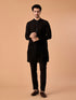Manyavar Black Elegance Kurta Pant