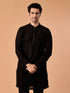 Manyavar Black Elegance Kurta Pant