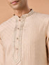 Manyavar Regal Fawn Brocade Kurta Pajama