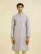Manyavar Elegant Lilac Brocade Kurta Pajama