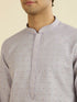 Manyavar Elegant Lilac Brocade Kurta Pajama
