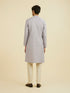 Manyavar Elegant Lilac Brocade Kurta Pajama