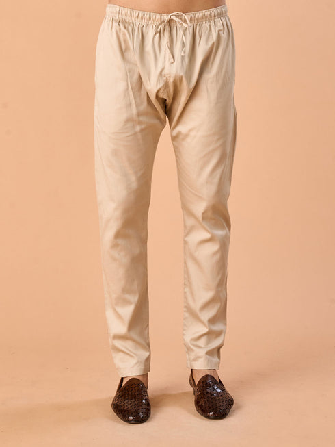 Manyavar Wine Embroidered Kurta Pajama Set