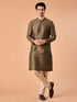Manyavar Opulent Olive Green Kurta Pajama