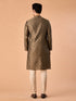 Manyavar Opulent Olive Green Kurta Pajama