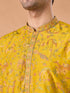 Manyavar Mehndi Green Grandeur Kurta Pajama