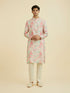 Manyavar Regal Cream Kurta Pajama