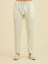 Manyavar Regal Cream Kurta Pajama
