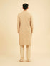 Manyavar Peach and Pista Green Chikankari Kurta Pajama