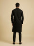 Manyavar Chikankari Black Kurta Set