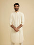 Manyavar Classy Cream Kurta Set