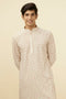 Manyavar Sublime Beige Kurta Set