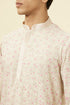 Manyavar Sublime Beige Kurta Set