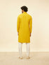 Manyavar Sunglow Yellow Chikankari Embroidered Sequinned Kurta Set