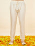 Manyavar Canary Yellow Buta Patterned Kurta Set