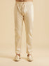 Manyavar Beige Elegance Kurta Pajama