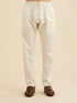 Manyavar Daffodil Yellow Lattice Patterned Chikankari Inspired Kurta Set