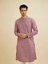 Manyavar Dusty Pink Charm Kurta Pajama