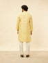 Manyavar Crayola Yellow Floral Buta Patterned Kurta Set