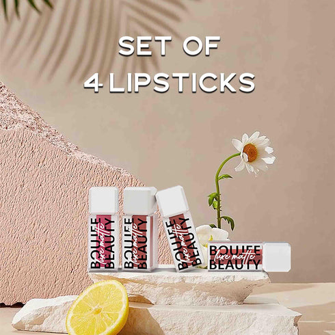 Boujee Beauty Free Gift Set of 4 Lipsticks