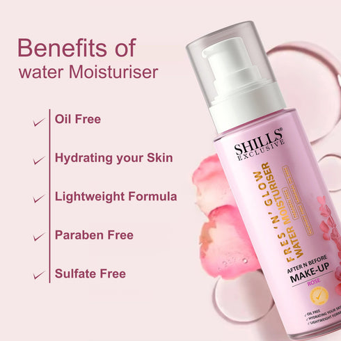 Shills Professional Fresh N Glow Water Moisturizing Rose