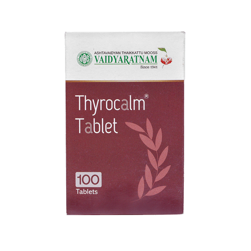 Vaidyaratnam Thyrocalm Tablet
