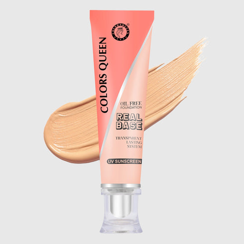 Colors Queen Real Base Oil Free Waterproof Foundation | 40 ML