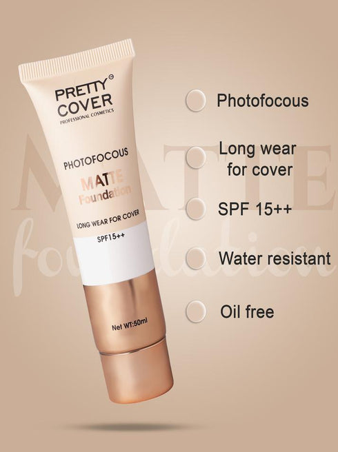 Pretty Cover Matte Foundation Photofocous