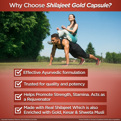 Multani Pharmaceuticals Limited Multani Shilajeet Gold Capsule For Youthful Living Stamina & Endurance