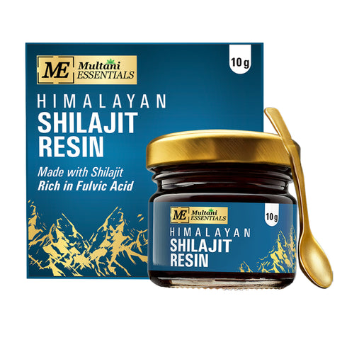 Multani Pharmaceuticals Limited Multani Essentials Himalayan Shilajit Resin with Ashwagandha Gokhru Haldi Safed Musli Supports Stamina & Rejuvenation More Than 70 Fulvic Acid