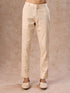 Manyavar Lush Beige-Coral Kurta Jacket Set
