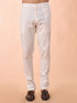 Manyavar Elegant Cream Satin Kurta Jacket Set