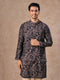 Manyavar Royal Blue Kurta Jacket Set