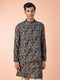 Manyavar Dark Green Kurta Jacket Set