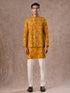 Manyavar Radiant Mustard Kurta Jacket Set