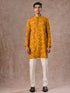 Manyavar Radiant Mustard Kurta Jacket Set