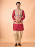 Manyavar Rustic Charm Beige Kurta Jacket Set