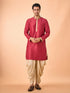 Manyavar Rustic Charm Beige Kurta Jacket Set