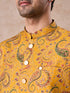 Manyavar Mustard Yellow Radiance Kurta Jacket Set