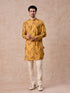 Manyavar Mustard Yellow Radiance Kurta Jacket Set