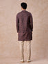 Manyavar Grey Hues Splendid Kurta Jacket Set