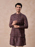 Manyavar Grey Hues Splendid Kurta Jacket Set
