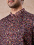 Manyavar Grey Hues Splendid Kurta Jacket Set