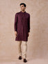 Manyavar Purple Celebration Glory Kurta Jacket Set