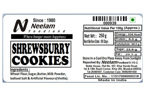 Neelam Foodland Shrewsburry Cookies