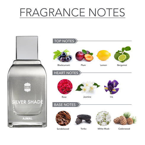 Ajmal Perfumes India SILVER SHADE Perfume for Men