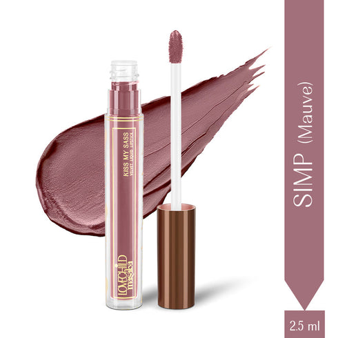 LoveChild SIMP | Mauve | Kiss My Sass Velvet Matte Liquid Lipstick