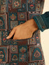 Manyavar Elegant Teal Blue Kurta Jacket Set